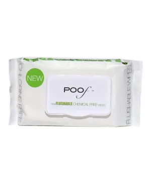 Poof WIPES Biodegradable & real flushable