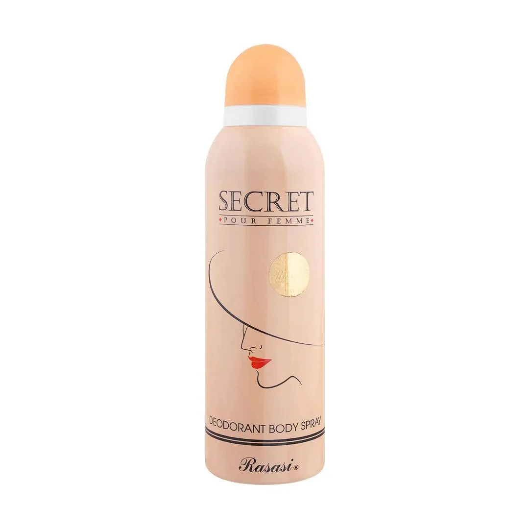 Rasasi 200ml Secret Pour Women Body Spray 200ml