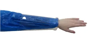 Reusable Clear Plastic Arm Guard Sleeve | 7.5"