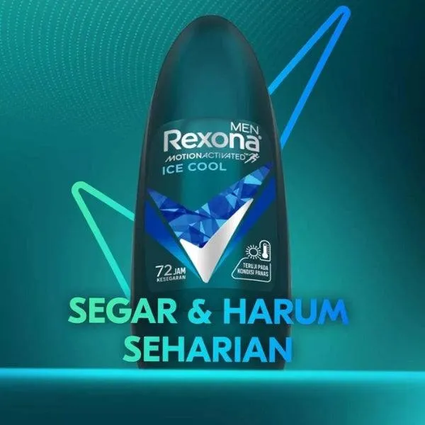 Rexona Men Ice Cool Roll On Deodorant 72H 45ml