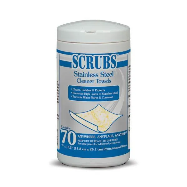 SCRUBS - Stainless Steel Cleaner Towels