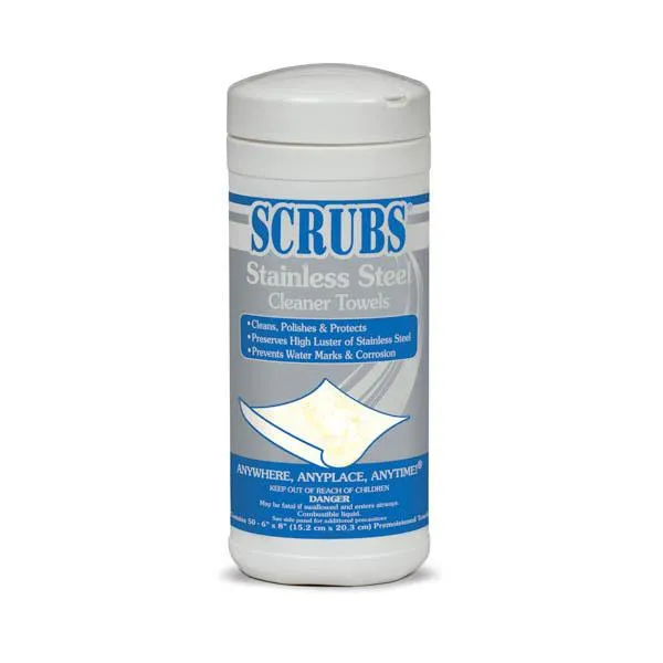 SCRUBS - Stainless Steel Cleaner Towels