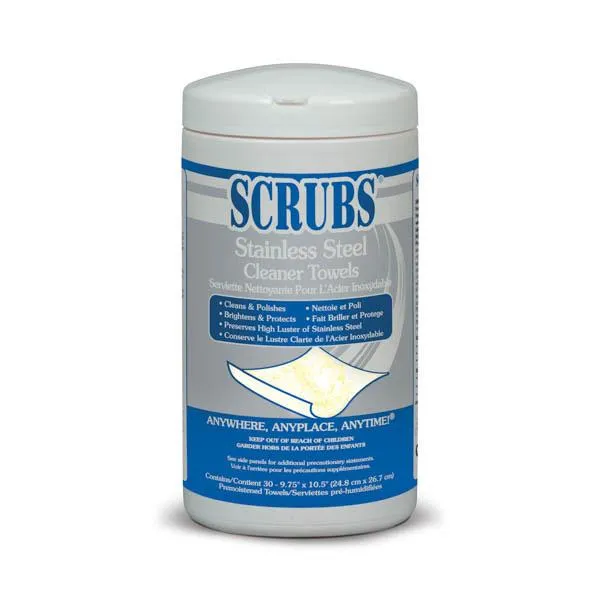 SCRUBS - Stainless Steel Cleaner Towels