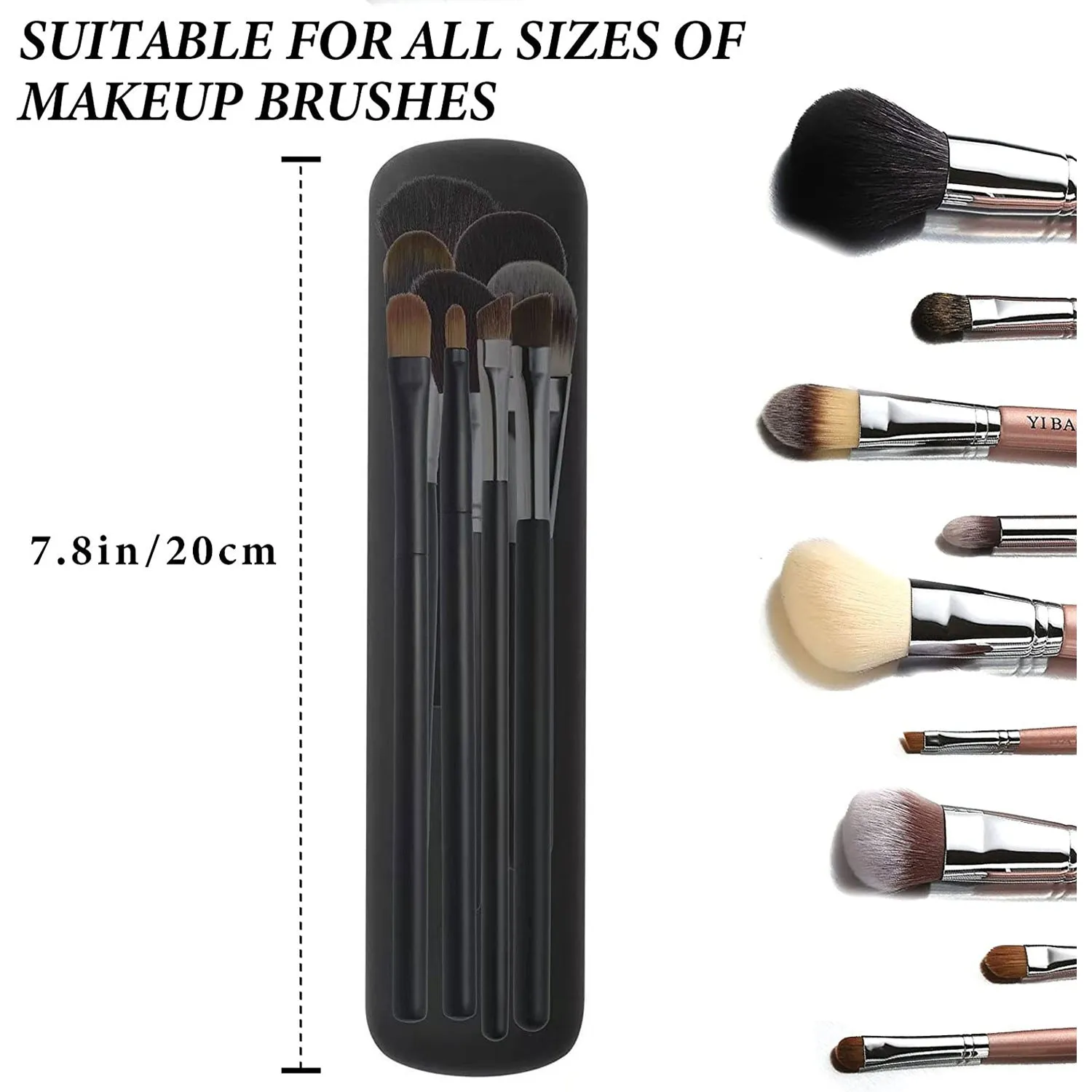 Silicone Makeup Brush Waterproof Storage