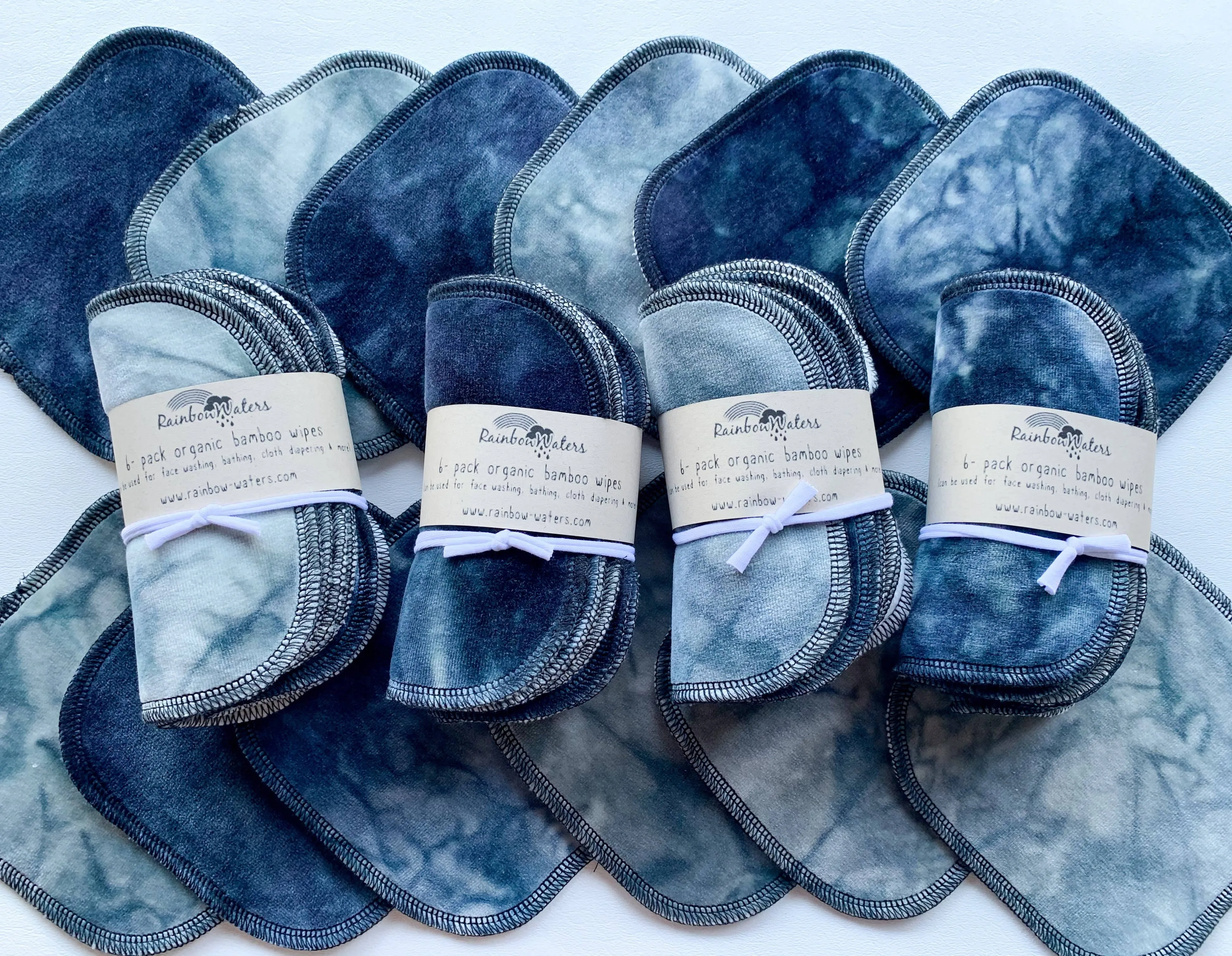 Snow Tiger 6-pack Tie Dye Organic Wipes