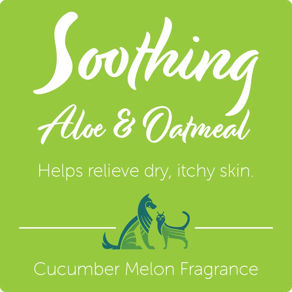 Soothing Aloe and Oatmeal Pet Shampoo | Cucumber Melon