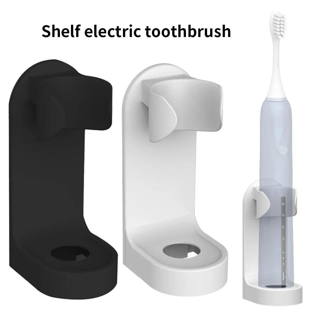 Stylish Wall-Mounted Electric Toothbrush Holder with Drainage for Hygienic Storage