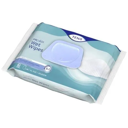 Tena 3 in 1 Wet Wipes x 48