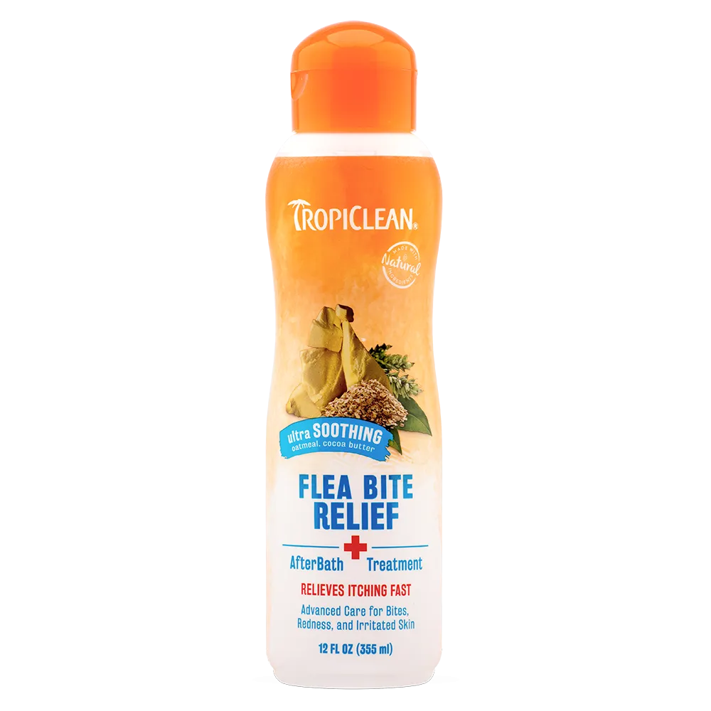 Tropiclean Natural Flea & Tick Bite Relief After Bath Treatment 12oz