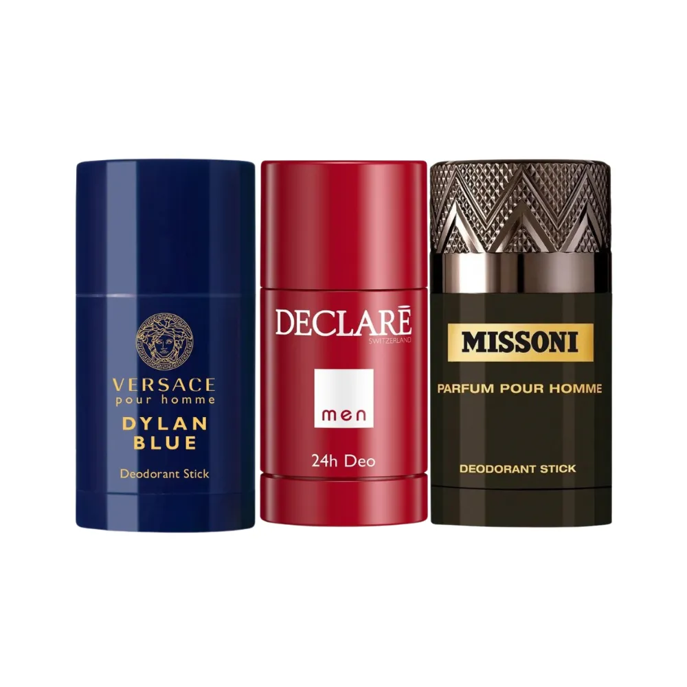 Versace Declare Missoni Deodorant Stick Pour Homme Set N2