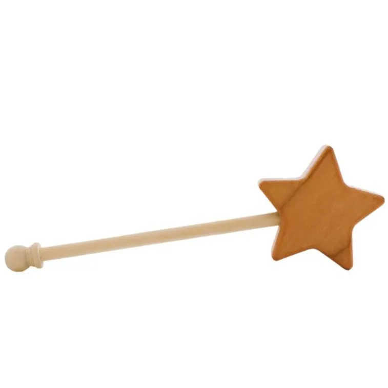 Wooden Star Wand