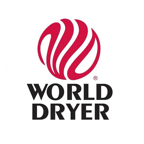 WORLD DRYER® K-162P2 SMARTdri® Plus Hand Dryer -  Black Epoxy on Aluminum Automatic Surface-Mounted