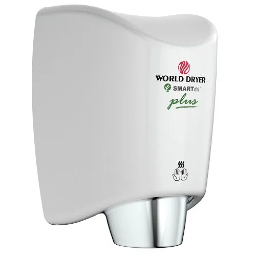 WORLD DRYER® K4-975P SMARTdri® Plus (208V-240V) ***DISCONTINUED***  No Longer Available in WHITE STEEL - Please see WORLD K4-974P2 (208V-240V)